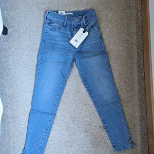 Levi's Mile High Super Skinny Ankle Jeans - Light wash